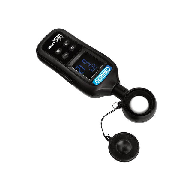 Draper Handheld Digital Light Level Meter, 0-200KLux and -20 to +70°C ...