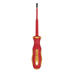 Draper Tools XP1000® VDE Slimline Plain Slot Screwdriver 4x100mm 02160