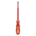Draper Tools XP1000® VDE Slimline Plain Slot Screwdriver 6.5 x 150mm 02162