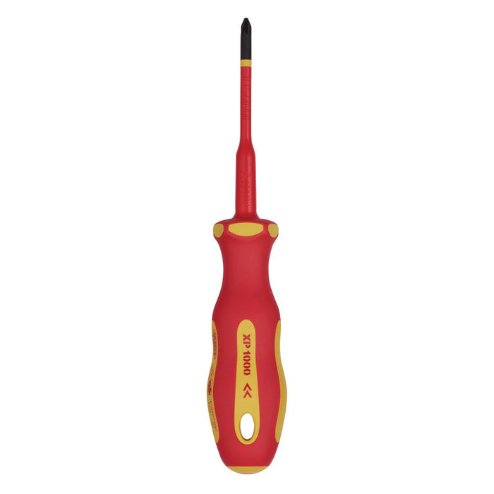 Draper Tools XP1000® VDE Slimline PZ Type Screwdriver No.1 x 80mm 02165