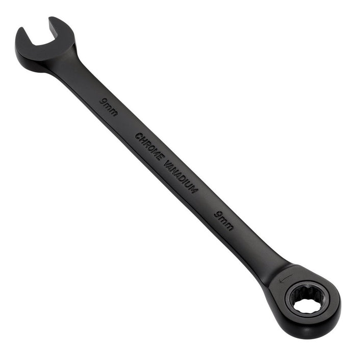 Draper Tools Expert HI-TORQ Metric Ratchet Combination Spanner 9mm Black