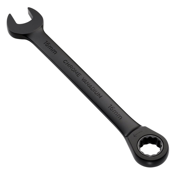 Draper Tools Expert HI-TORQ Metric Ratchet Combination Spanner 16mm Black