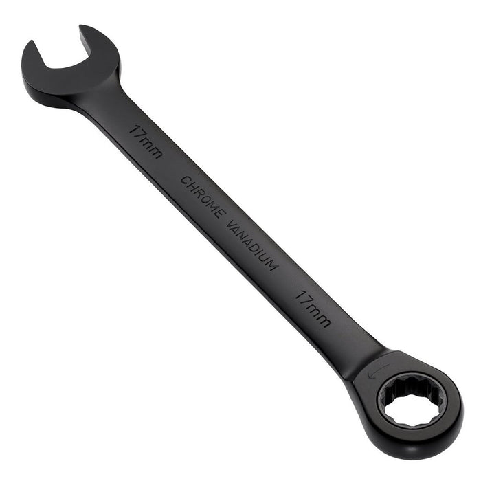 Draper Tools Expert HI-TORQ Metric Ratchet Combination Spanner 17mm Black