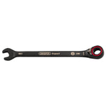 Draper Expert HI-TORQ® Metric Reversible Ratchet Combination Spanner, 8mm, Black