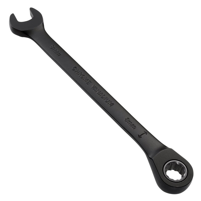 Draper Expert HI-TORQ® Metric Reversible Ratchet Combination Spanner, 8mm, Black