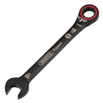 Draper Expert HI-TORQ® Metric Reversible Ratchet Combination Spanner, 18mm, Black
