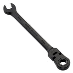 Draper Expert HI-TORQ® Metric Flexible Head Ratchet Combination Spanner, 9mm, Black