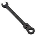 Draper Expert HI-TORQ® Metric Flexible Head Ratchet Combination Spanner, 14mm, Black