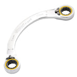 Draper Expert Hi-Torq Double Ring Ratchet Half Moon Spanner, 15 x 17mm