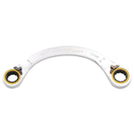 Draper Expert Hi-Torq Double Ring Ratchet Half Moon Spanner, 15 x 17mm