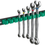 Wera 9631 Magnetic Rail 6000 Joker 2 Combination Spanner Set 5 Pce