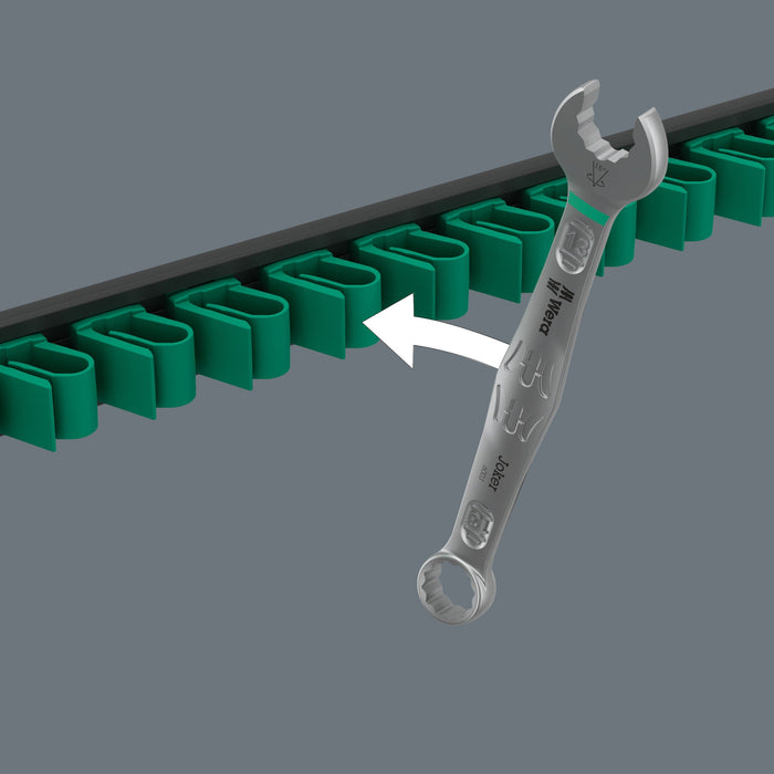 Wera 9640 Magnetic Rail 6003 Joker 1 Combination Spanner Set 11 Pce