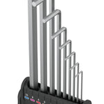 Wera 950/9 Hex-Plus 8 L-Key Set Metric Chrome-Plated Frame 9 Pce