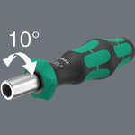 Wera 838 RA S Bit-Holding Handle Screwdriver with Ratchet Functionality 1/4