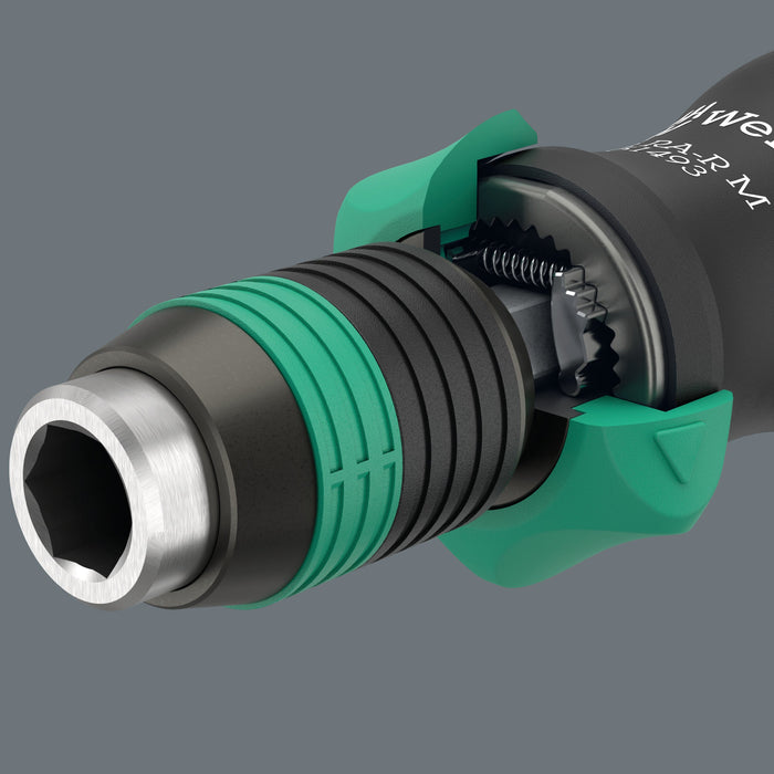 Wera 838 RA-R M Bit-holding Handle with Ratchet Functionality 1/4