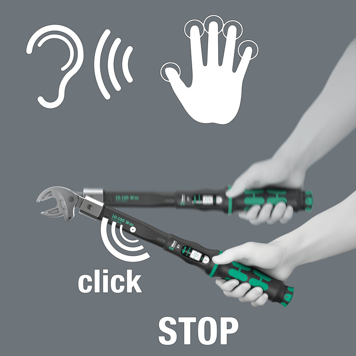 Wera Click-Torque X 7 Torque Wrench for Insert Tools 10-100Nm