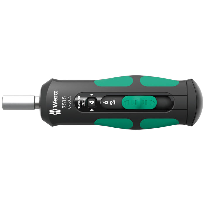 Wera 7515 Kraftform Safe-Torque Speed Screwdriver 2-6 Nm 075815