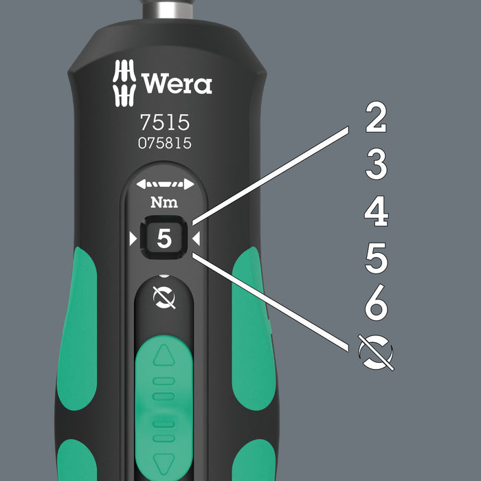 Wera 16 Piece 7515/16 Kraftform Safe-Torque Speed Universal 1 075851