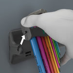 Wera 950/9 Hex-Plus Multicolour 3 L-Key Set Metric Blacklaser 9 Piece 133165