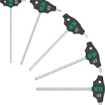 Wera 454/5 HF SHK Set 1 T-Handle Screwdriver Set Hex-Plus with Holding Function 5 Pce
