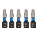 Draper Expert TX-STAR® Impact Screwdriver Bits T25 x 25mm 1/4