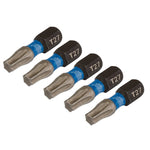 Draper Expert TX-STAR® Impact Screwdriver Bits T27 x 25mm 1/4