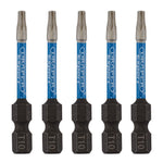 Draper Expert TX-STAR® Impact Screwdriver Bits T10 x 50mm 1/4