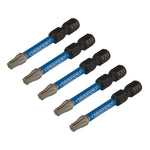Draper Expert TX-STAR® Impact Screwdriver Bits T25 x 50mm 1/4