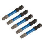 Draper Expert TX-STAR® Impact Screwdriver Bits T30 x 50mm 1/4