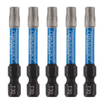 Draper Expert TX-STAR® Impact Screwdriver Bits T30 x 50mm 1/4