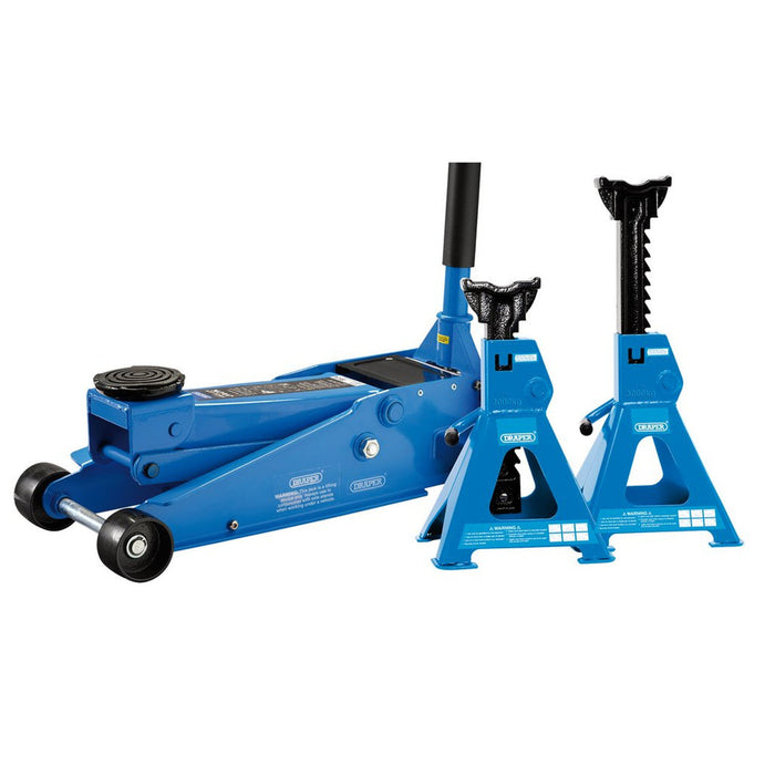 Draper 3T Trolley Jack & Axle Stand
