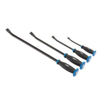 Draper 'Pound Thru' Soft Grip Pry Bar Set with Hand Guard, 4 Pce
