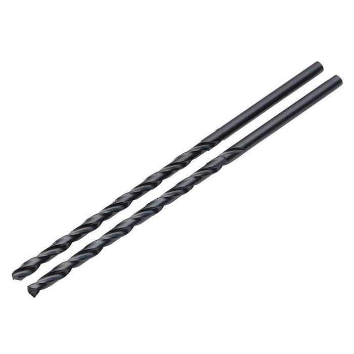 Draper Black HSS Long Drill Bit 3.5 x 100mm, 2pk