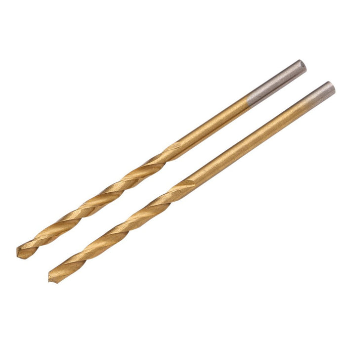 Draper HSS Titanium Nitride Coated Drill Bit 1.5mm x 43mm, 2pk