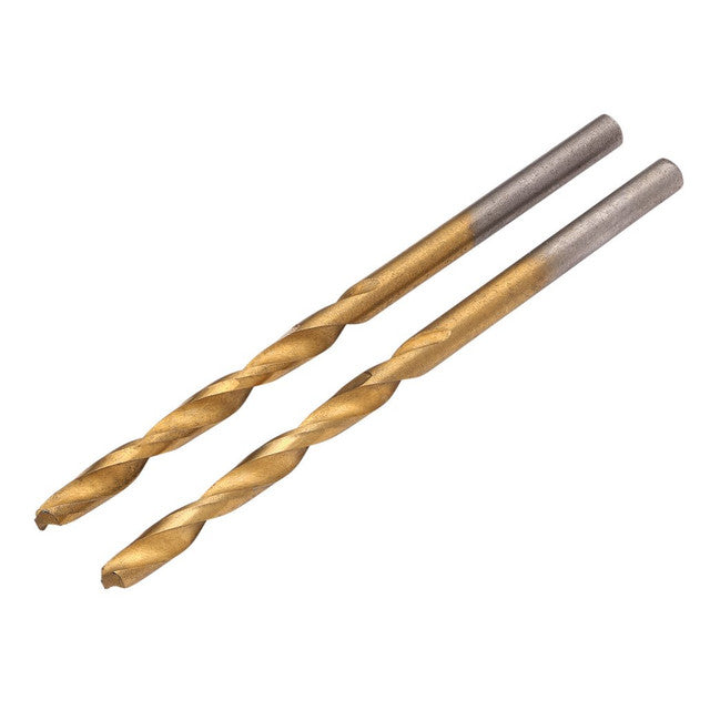 Draper HSS Titanium Nitride Coated Drill Bit 3.0mm x 61mm, 2pk