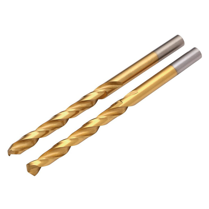 Draper HSS Titanium Nitride Coated Drill Bit 5.5mm x 93mm, 2pk