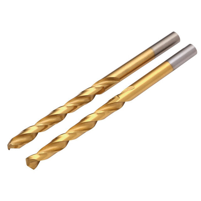 Draper HSS Titanium Nitride Coated Drill Bit 6.0mm x 43mm, 2pk