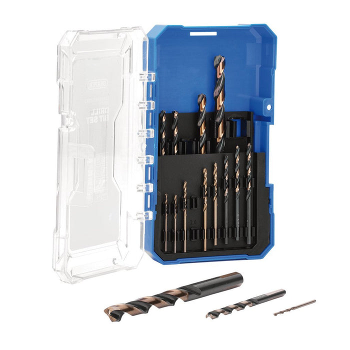 Draper HSS Turbo Titanium Drill Bit Set (19 Piece)