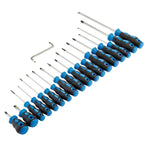 Draper Tools Soft Grip Screwdriver Set, 19 Pce