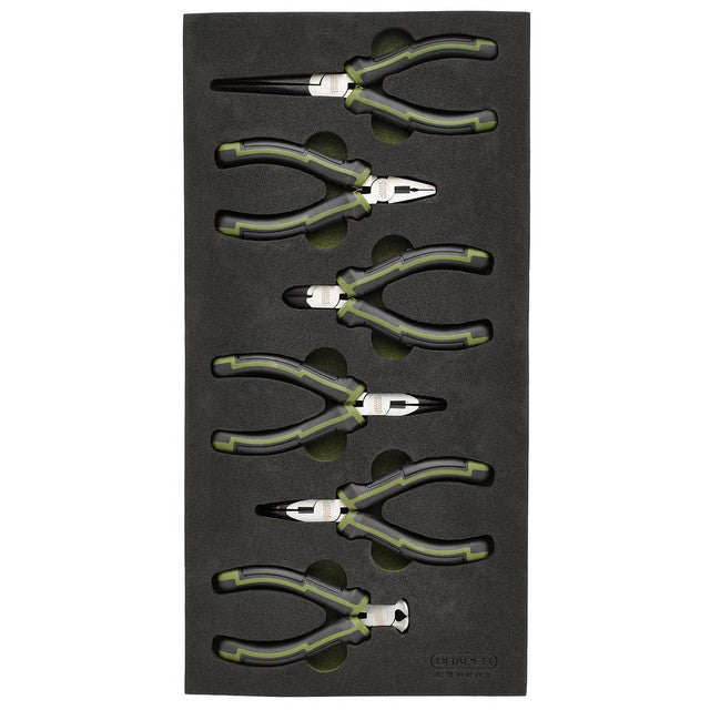 Draper  Expert Mini Pliers Set in EVA Foam Tray (6 Piece)
