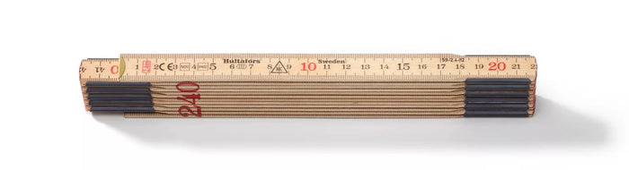 Hultafors 100304 Wooden Folding Rule 2.4m