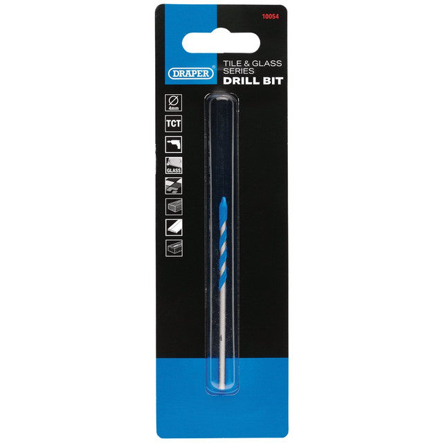 Draper TCT Tile & Glass Drill Bit 4mm x 79mm