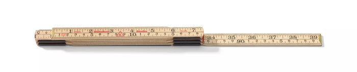 Hultafors 100704 Wooden Folding Rule 1m