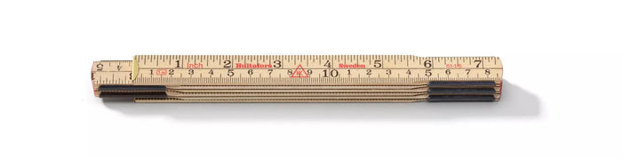 Hultafors 100704 Wooden Folding Rule 1m