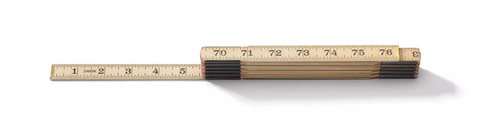 Hultafors 101504 Wooden Folding Rule 2m