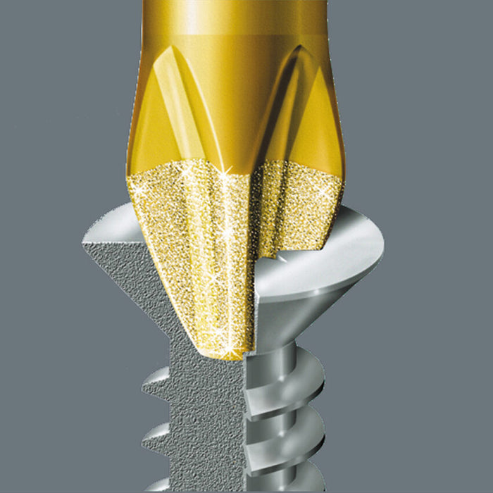 Wera 851/1 Phillips BiTorsion Diamond Coated Bit PH2x25mm 056402