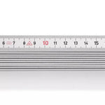 Hultafors 105154 Wooden 2m Folding Rule White T59
