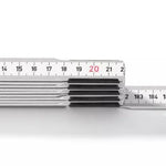 Hultafors 105154 Wooden 2m Folding Rule White T59