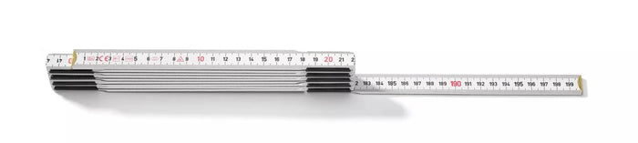 Hultafors 105154 Wooden 2m Folding Rule White T59