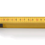 Hultafors 105354 Wooden 2m Folding Rule Yellow T59